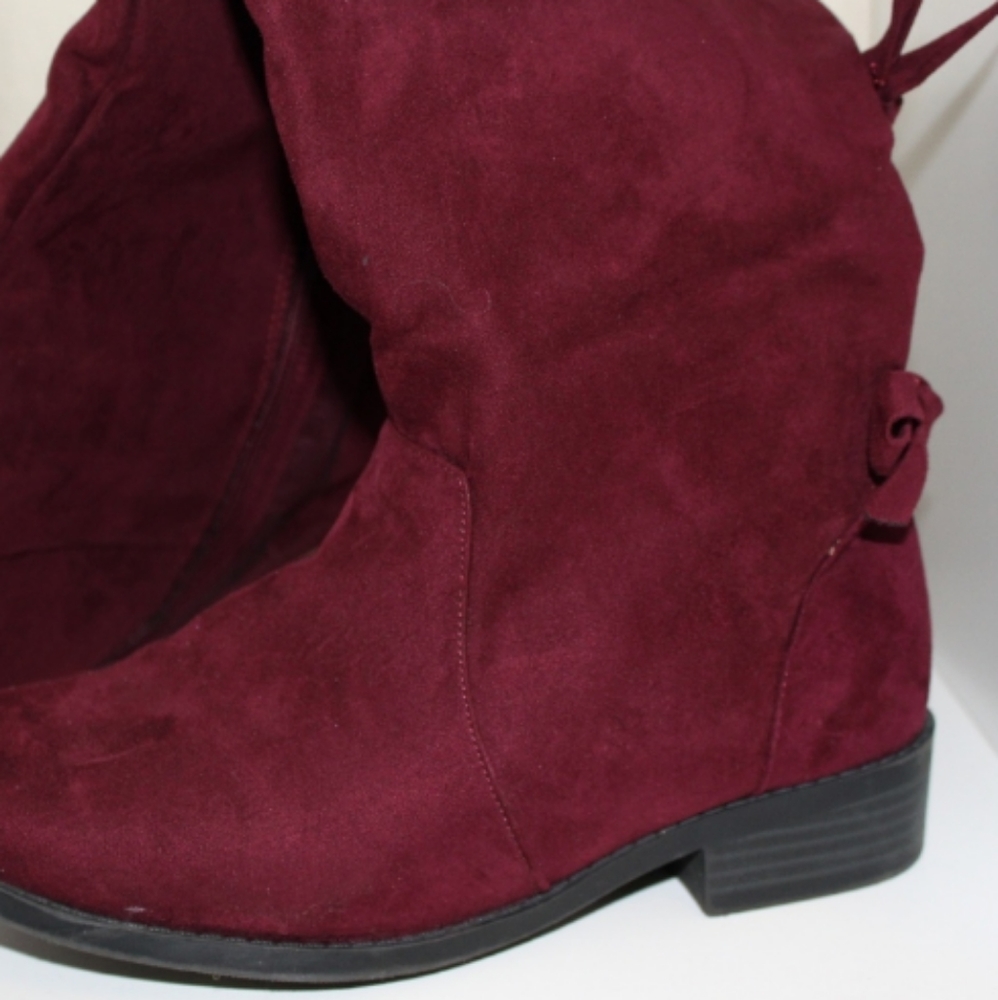 Torrid Merlot Boots Size 9w
